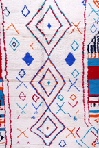 Berber Print – Colorful Diamonds | Vibrant Berber Rug-Inspired Art Print