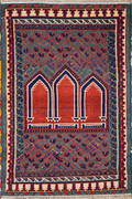 Bergama Rug Print I | Orientalist Rug Art Print