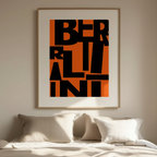 Berlin Street Style – Red and Yellow – Modern Art Print