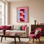 New Shapes Variation I | Contemporary Abstract Wall Art Print