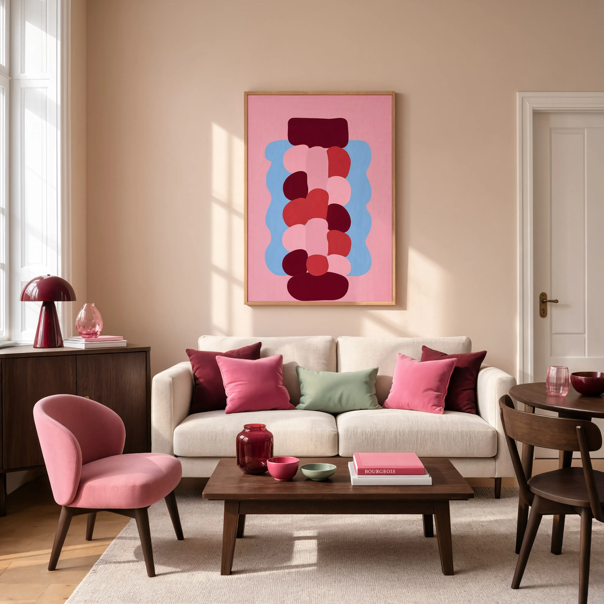 New Shapes Variation I | Contemporary Abstract Wall Art Print
