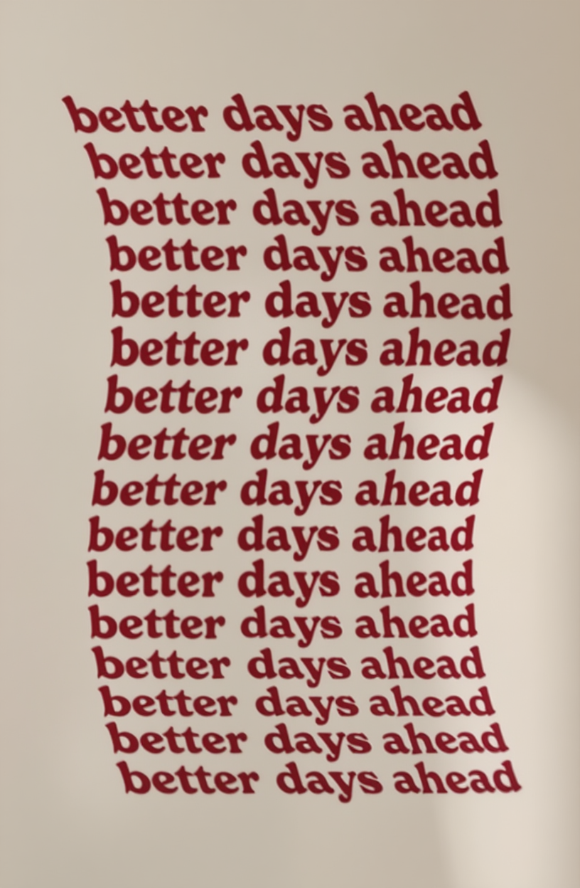 Better Days Ahead – Minimalist Wall Art Print