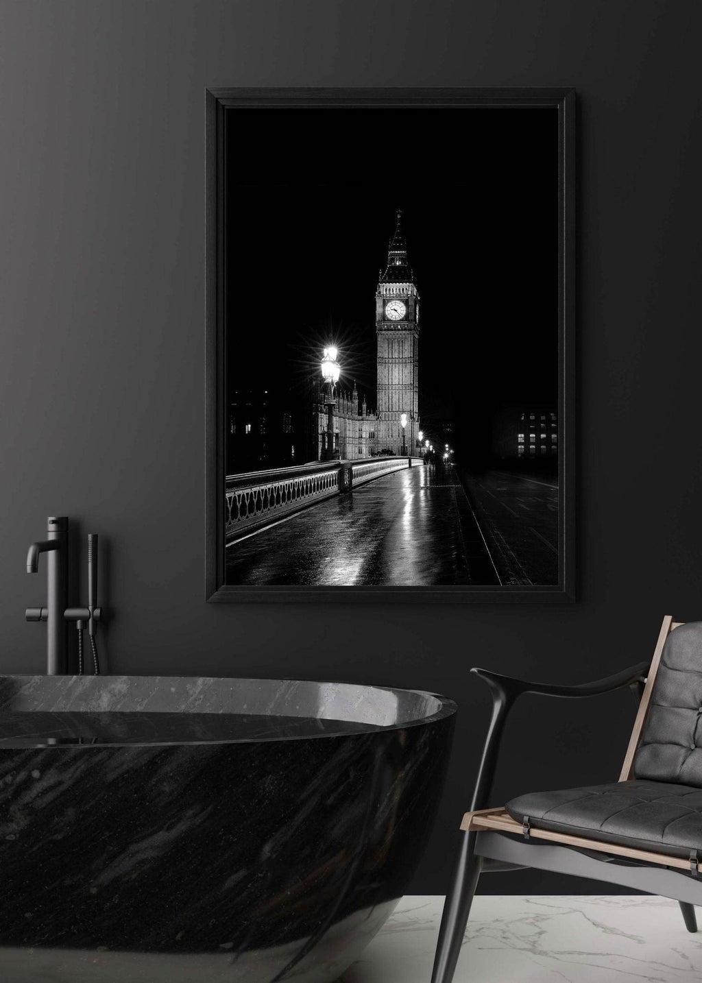 Big Ben At Night Poster - Hakyarts