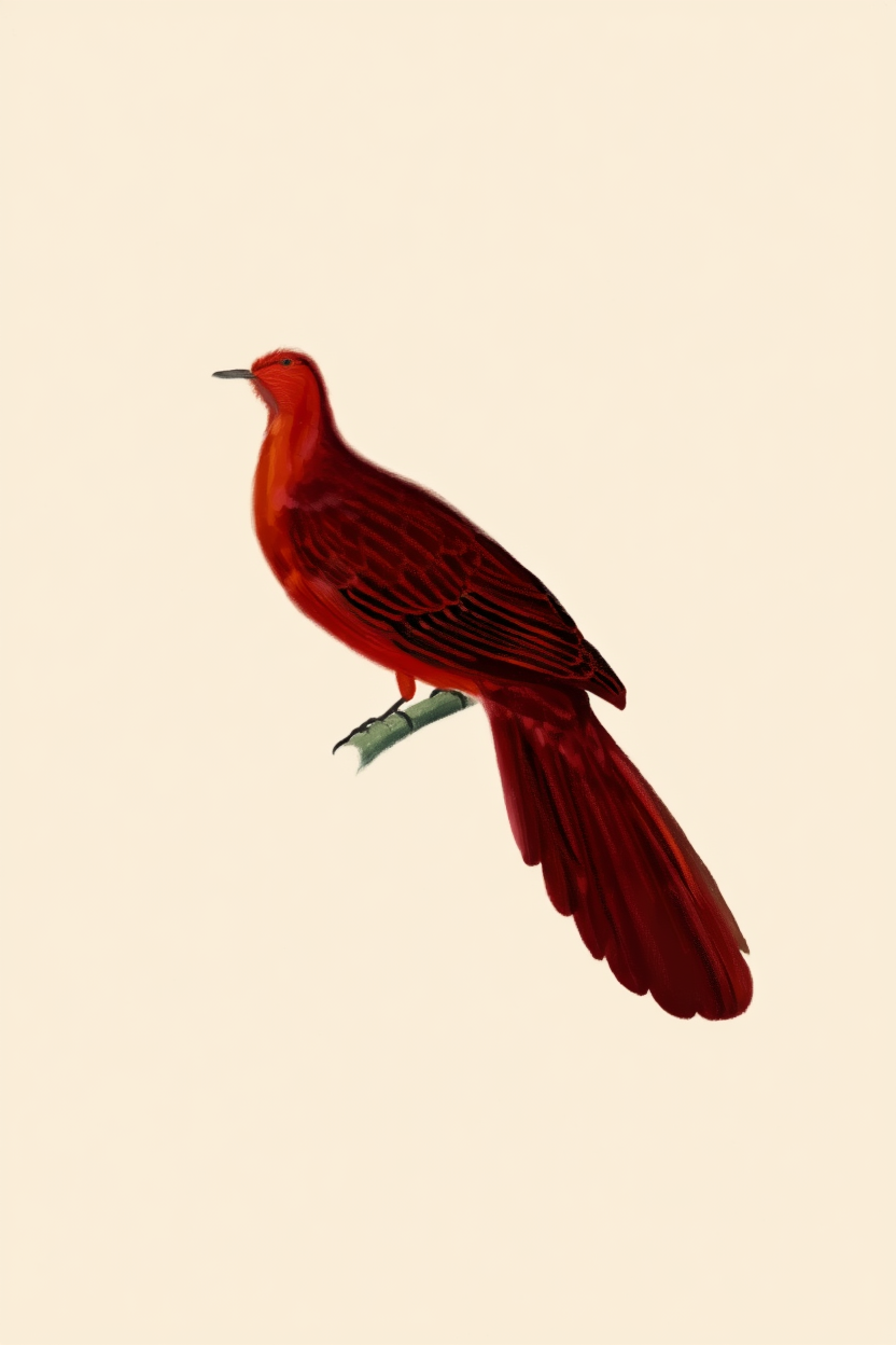 Vintage Aviary – 4-Piece Bird Art Prints Set - Hakyarts