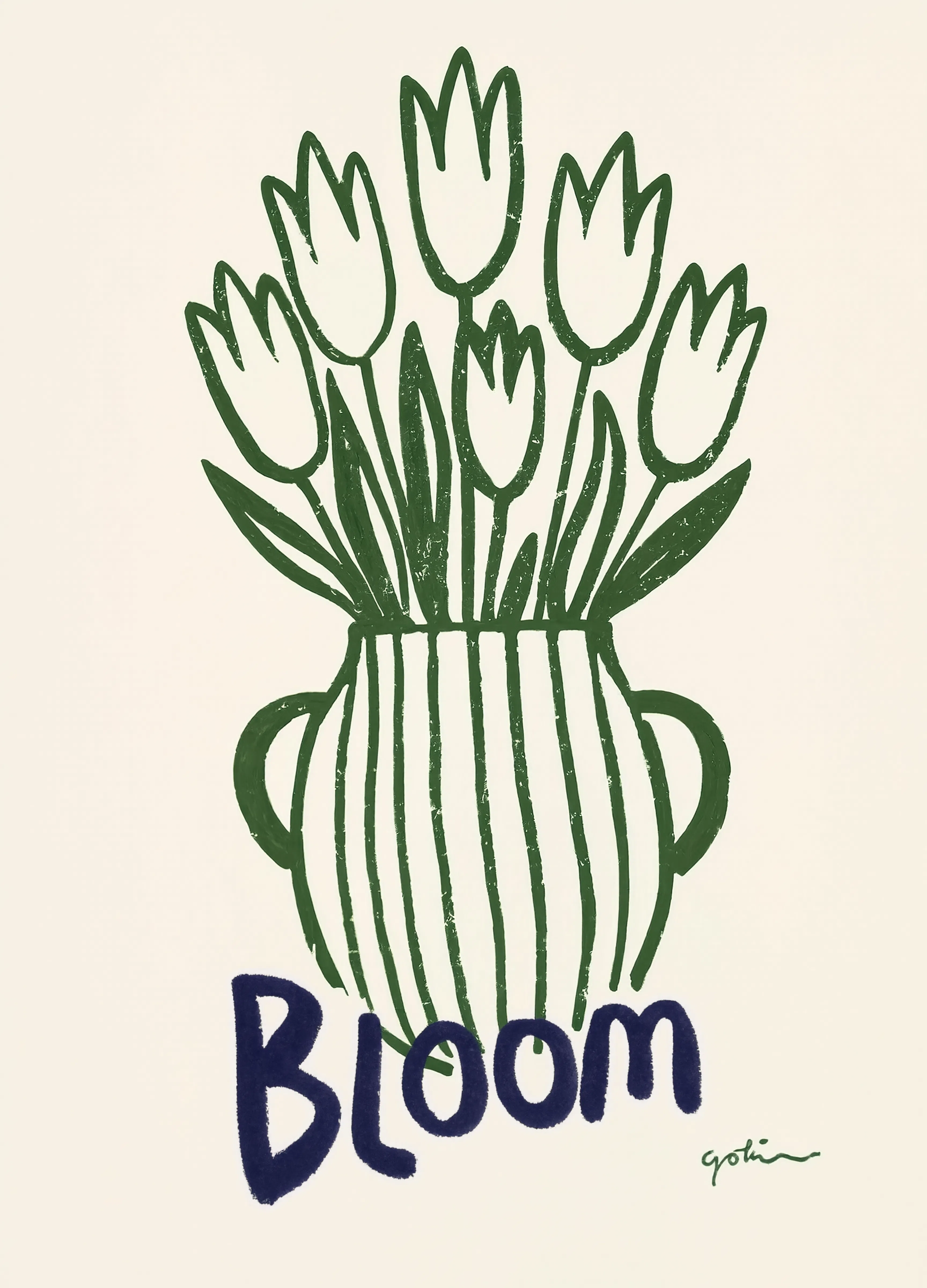 Bloom Floral | Contemporary Botanical Floral Wall Art