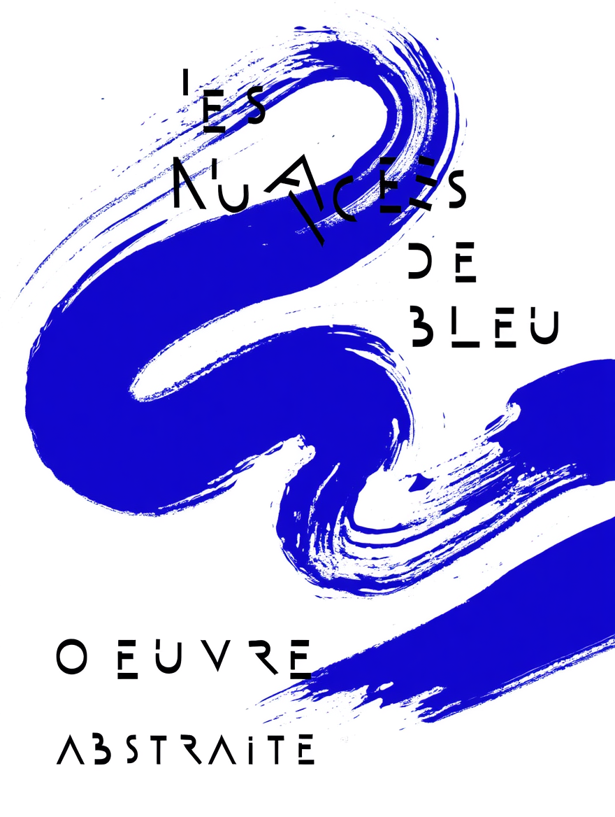 Deep Blue Abstract – Set of 3 Modern Yves Klein Inspired Prints