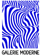 Deep Blue Abstract – Set of 3 Modern Yves Klein Inspired Prints