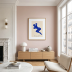Blue Female Figure | Contemporary Figurative Wall Art