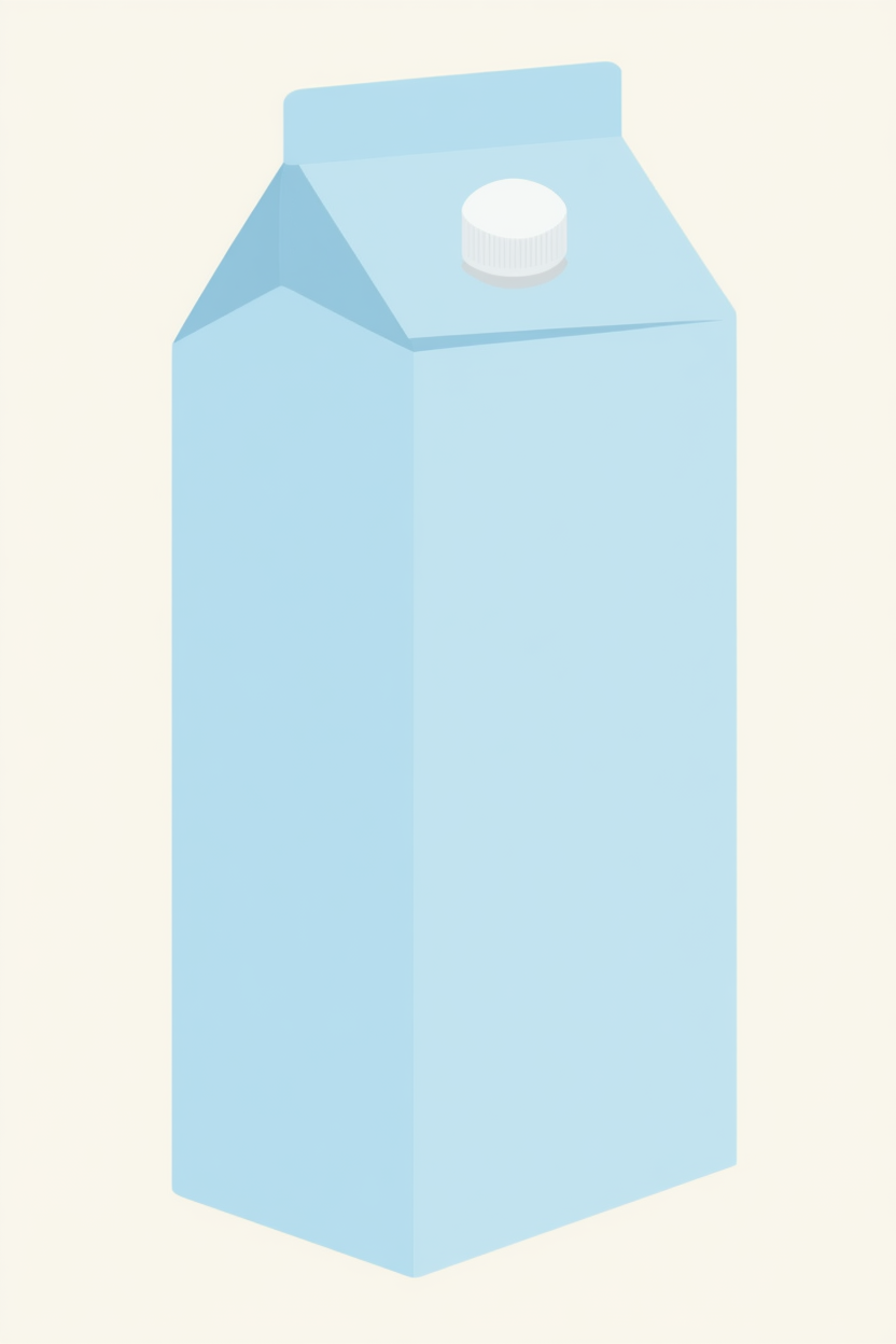 Blue Milk – Minimalist Color Art Print