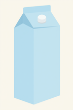 Blue Milk – Minimalist Color Art Print