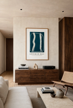 Étude en Bleu | Contemporary Abstract Wall Art Print