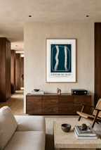 Étude en Bleu | Contemporary Abstract Wall Art Print