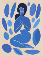 Vintage Blue Matisse Collection – Set of 4 - Hakyarts