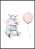 Blue Elephant Poster