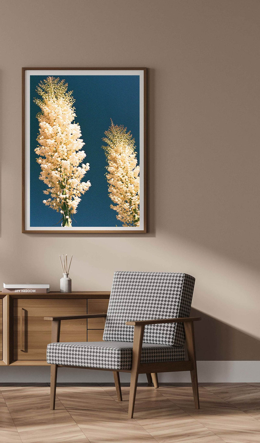 Blue Golden Wheat Poster - Hakyarts