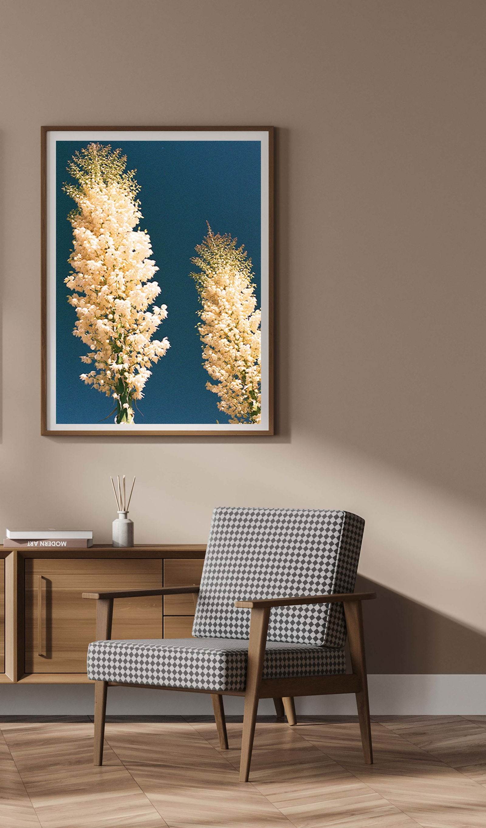 Blue Golden Wheat Poster - Hakyarts