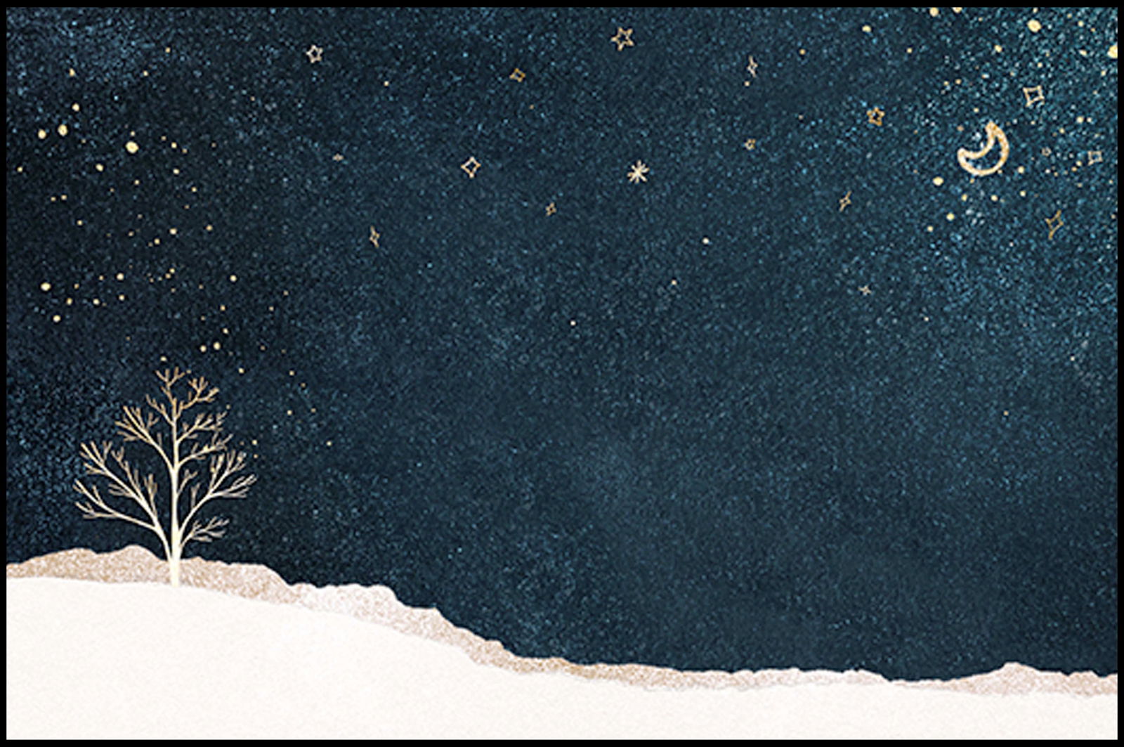 Blue Moonlight Poster