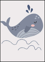 Blue Whale Poster