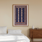 Bokhara Rug Variation I | Orientalist Rug Art Print