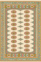 Bokhara Rug Variation II | Orientalist Rug Art Print