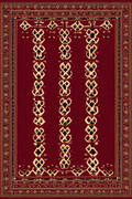 Bokhara Rug Variation III | Orientalist Rug Art Print