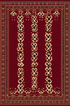 Bokhara Rug Variation III | Orientalist Rug Art Print