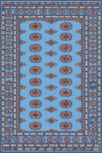 Bokhara Rug Variation IV | Orientalist Rug Art Print