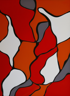 Set of 3 Bold Abstraction – Modern Abstract Wall Art Prints - Hakyarts