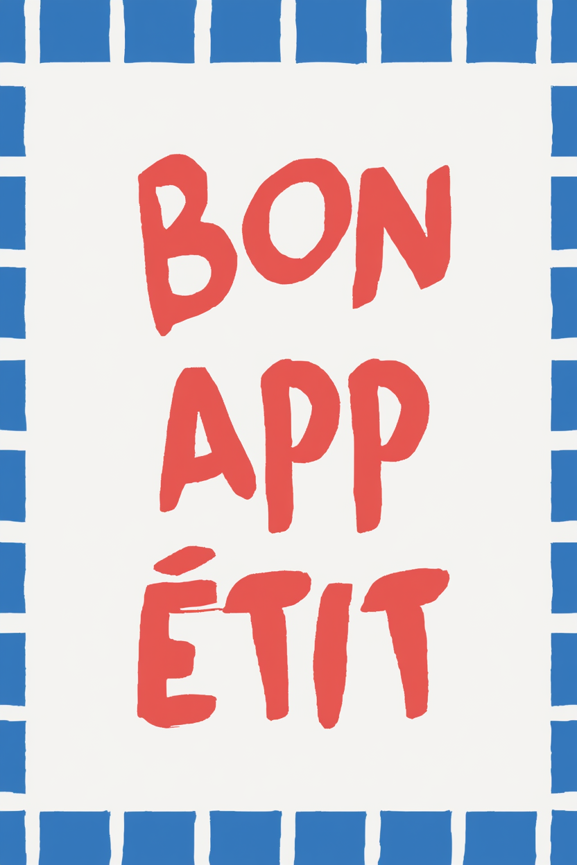 Set of 4 Kitchen Wall Art Prints – Pasta, Lobster, Tomatoes & ‘Bon Appétit’