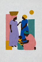 Traditional Figurative Talks | Contemporary Figurative Wall Art Print
