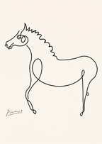 The Horse – Pablo Picasso | Modern Art Print