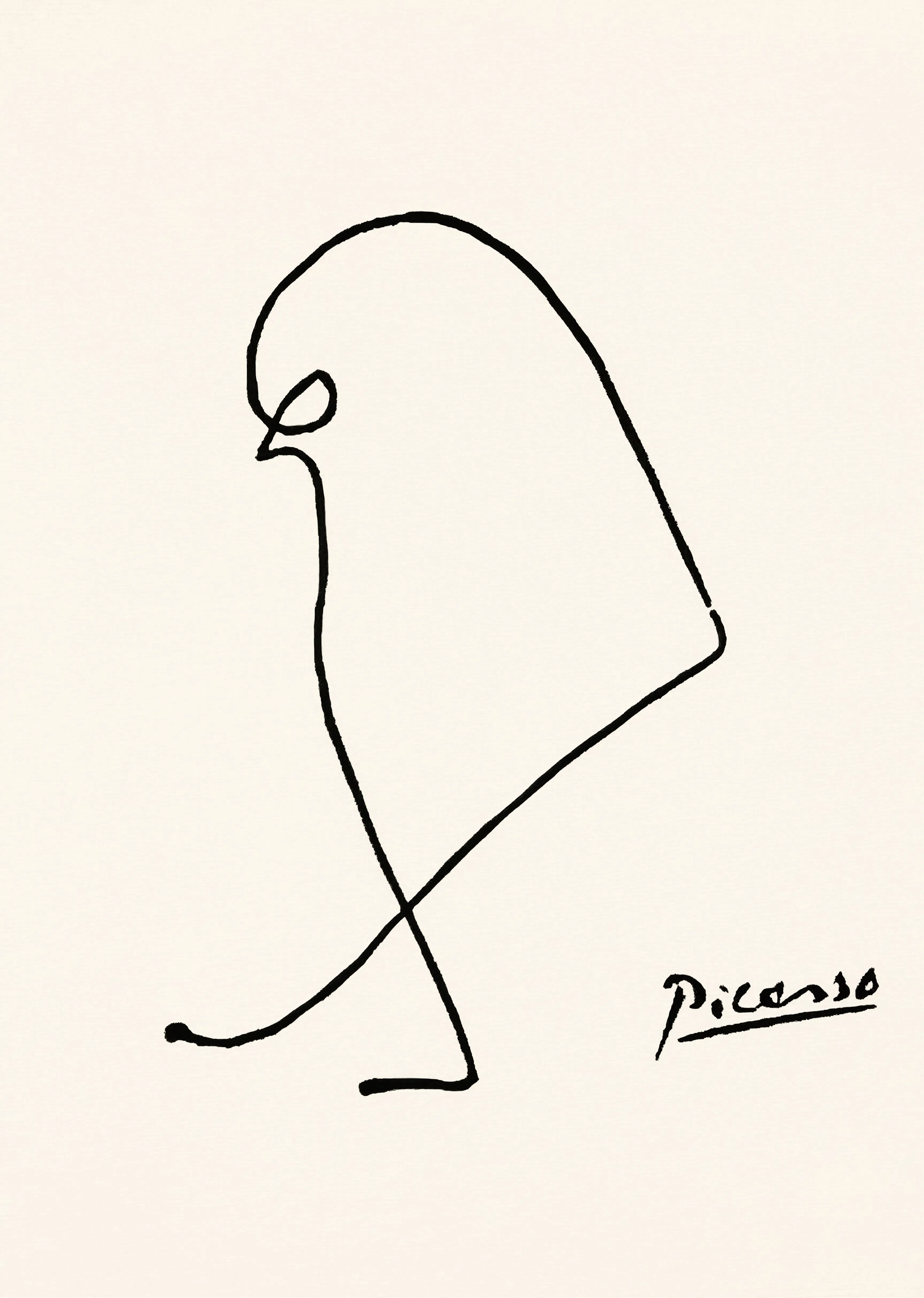 The Sparrow – Pablo Picasso | Modern Art Print
