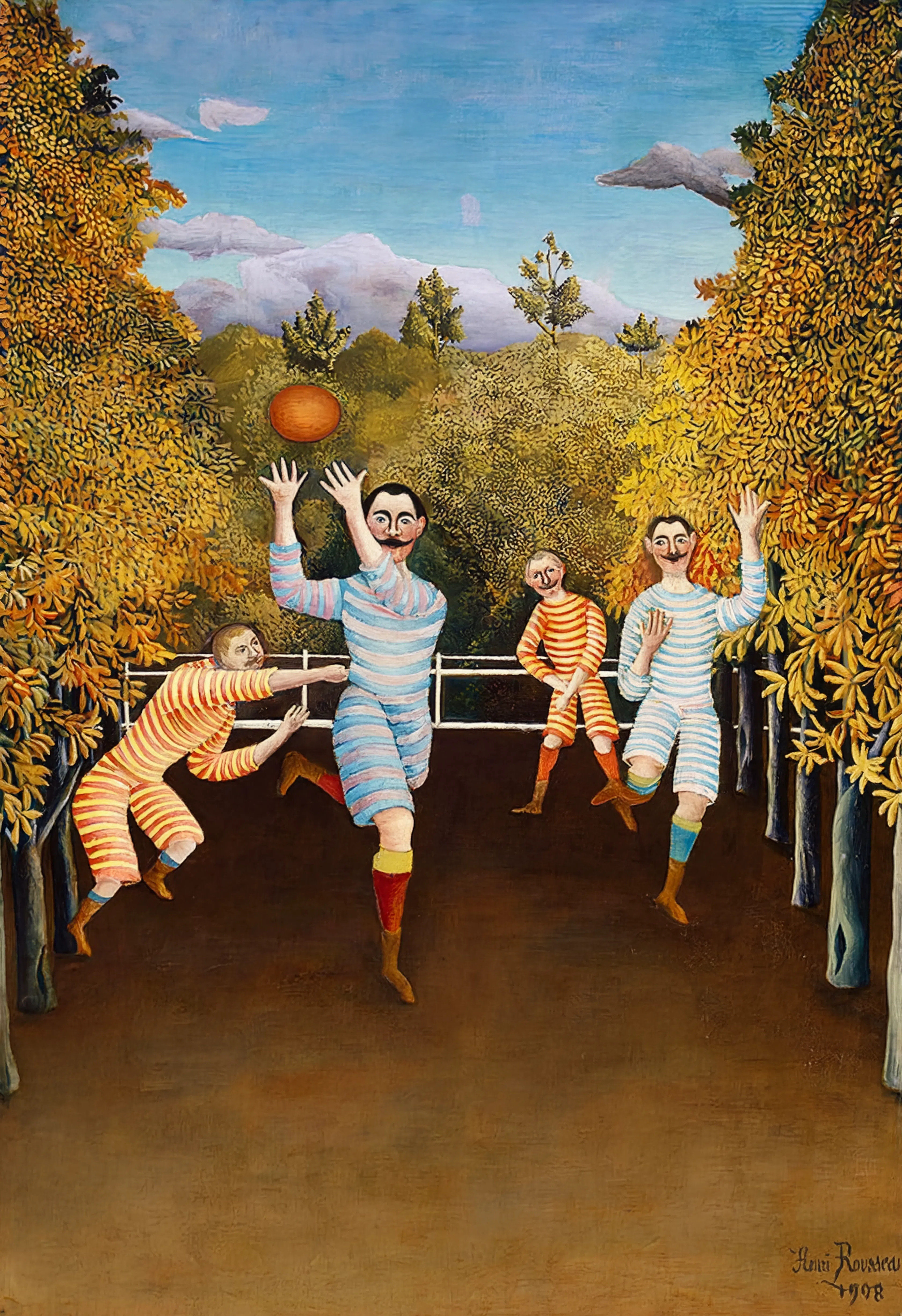 Henri Rousseau - The Football Players