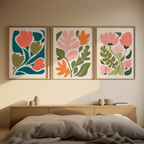 Modern Botanical Floral – Set of 3 Prints