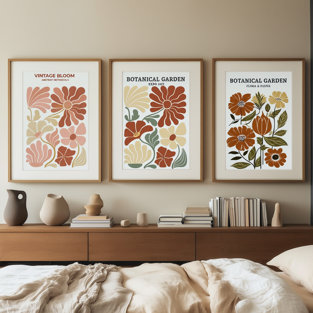 Vintage Botanical – Set of 3 Prints