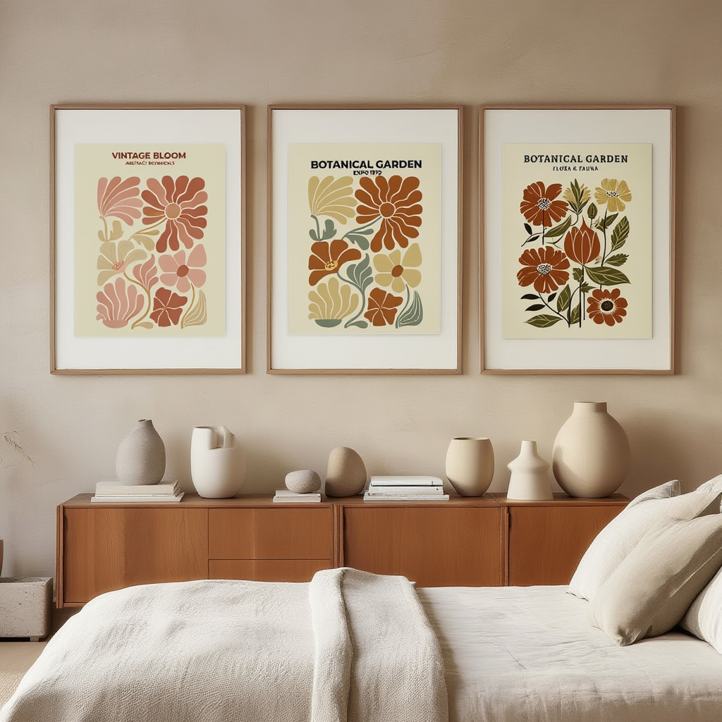 Vintage Botanical – Set of 3 Prints