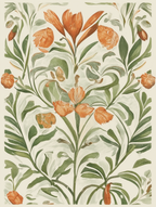 Arts & Crafts Botanical Set – 5 William Morris Prints - Hakyarts