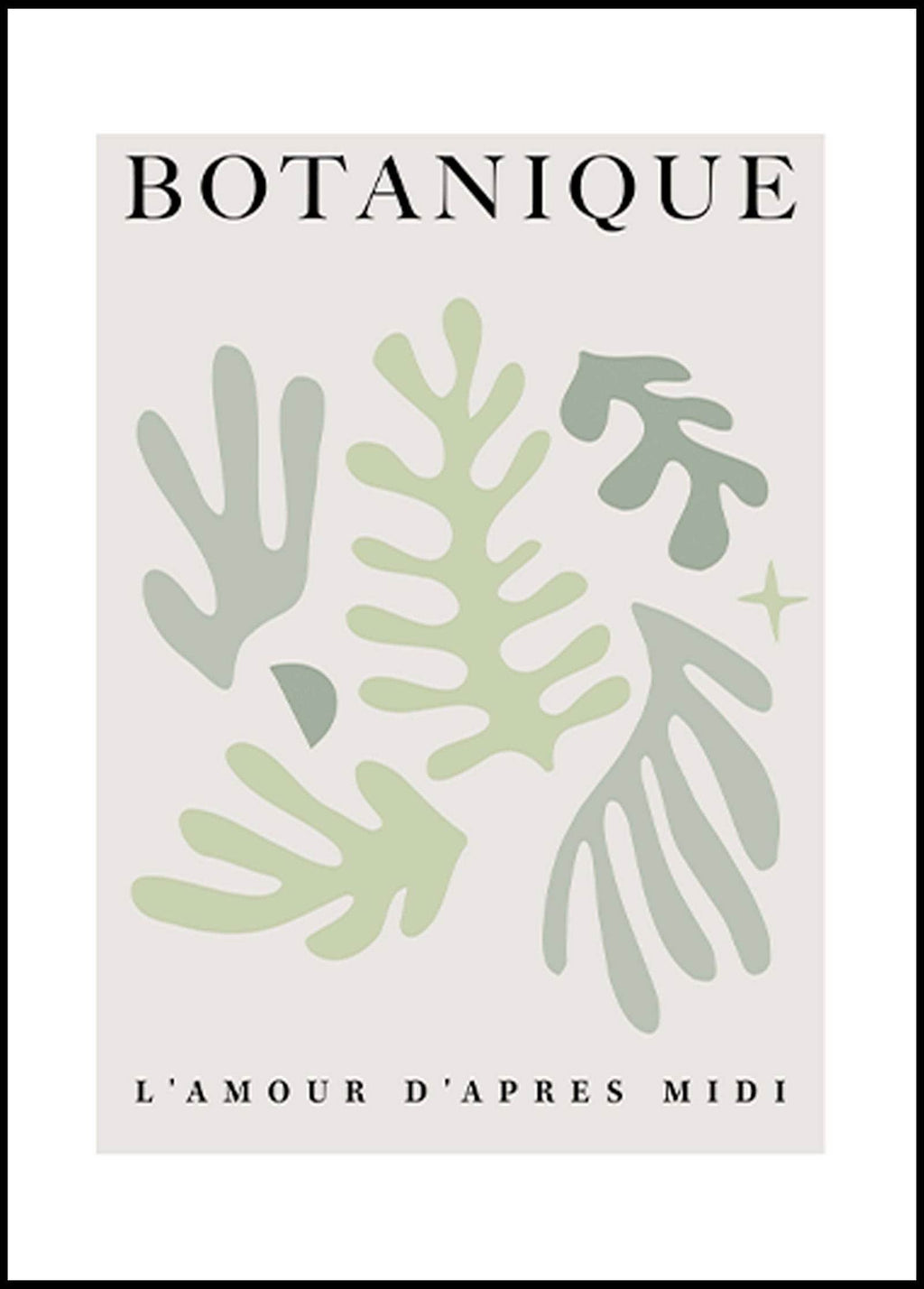 Botanique L'Amour D'Après Midi Poster - Hakyarts