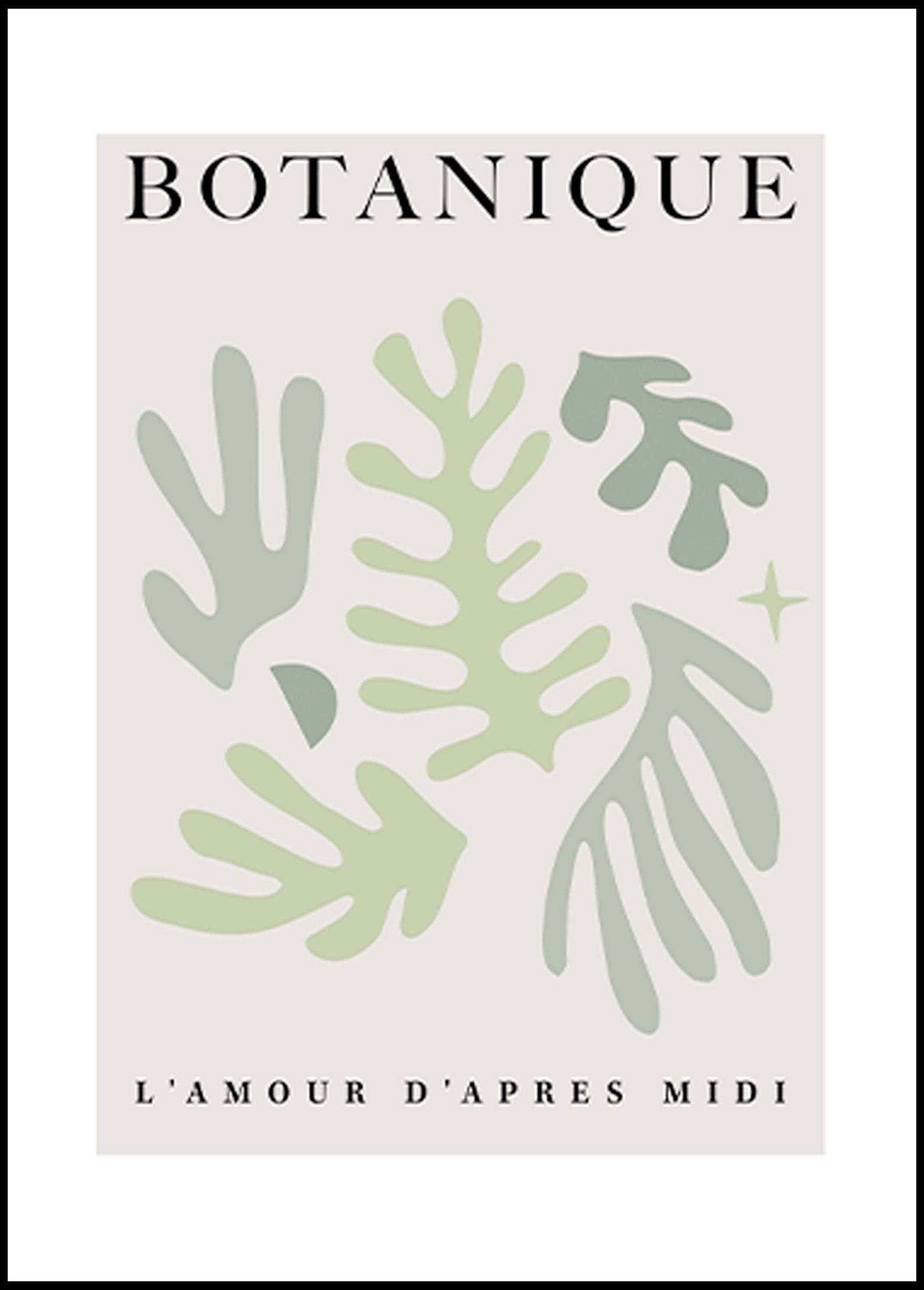 Botanique L'Amour D'Après Midi Poster - Hakyarts