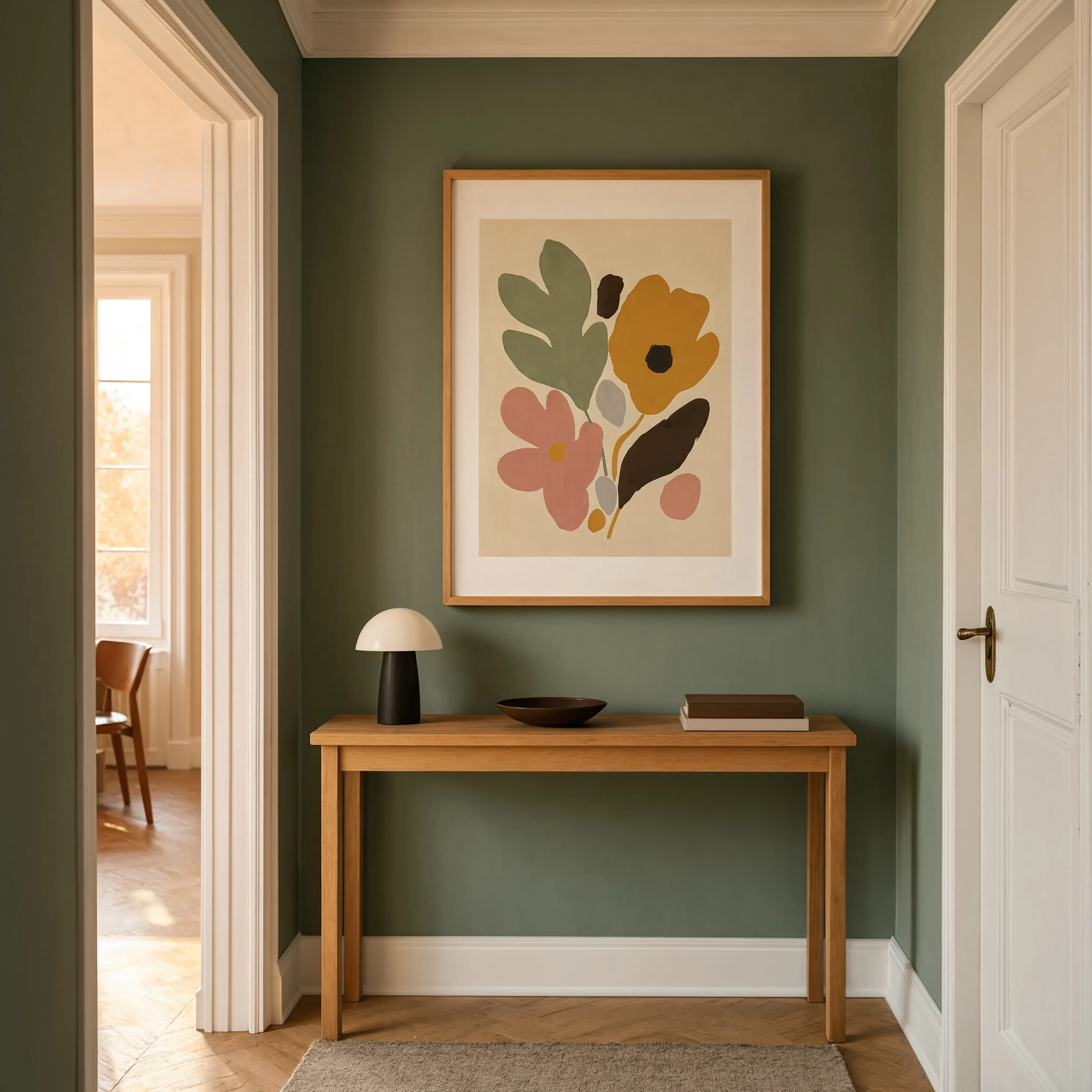 Painterly Florals I | Contemporary Floral Art Print
