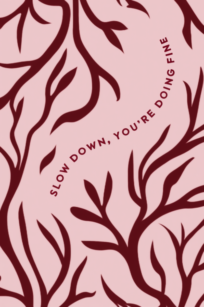 Branch Flow – Slow Down, You Are Doing Fine Abstract Print