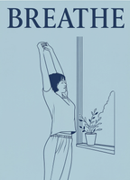Breathe | Minimalist Quote Wall Art