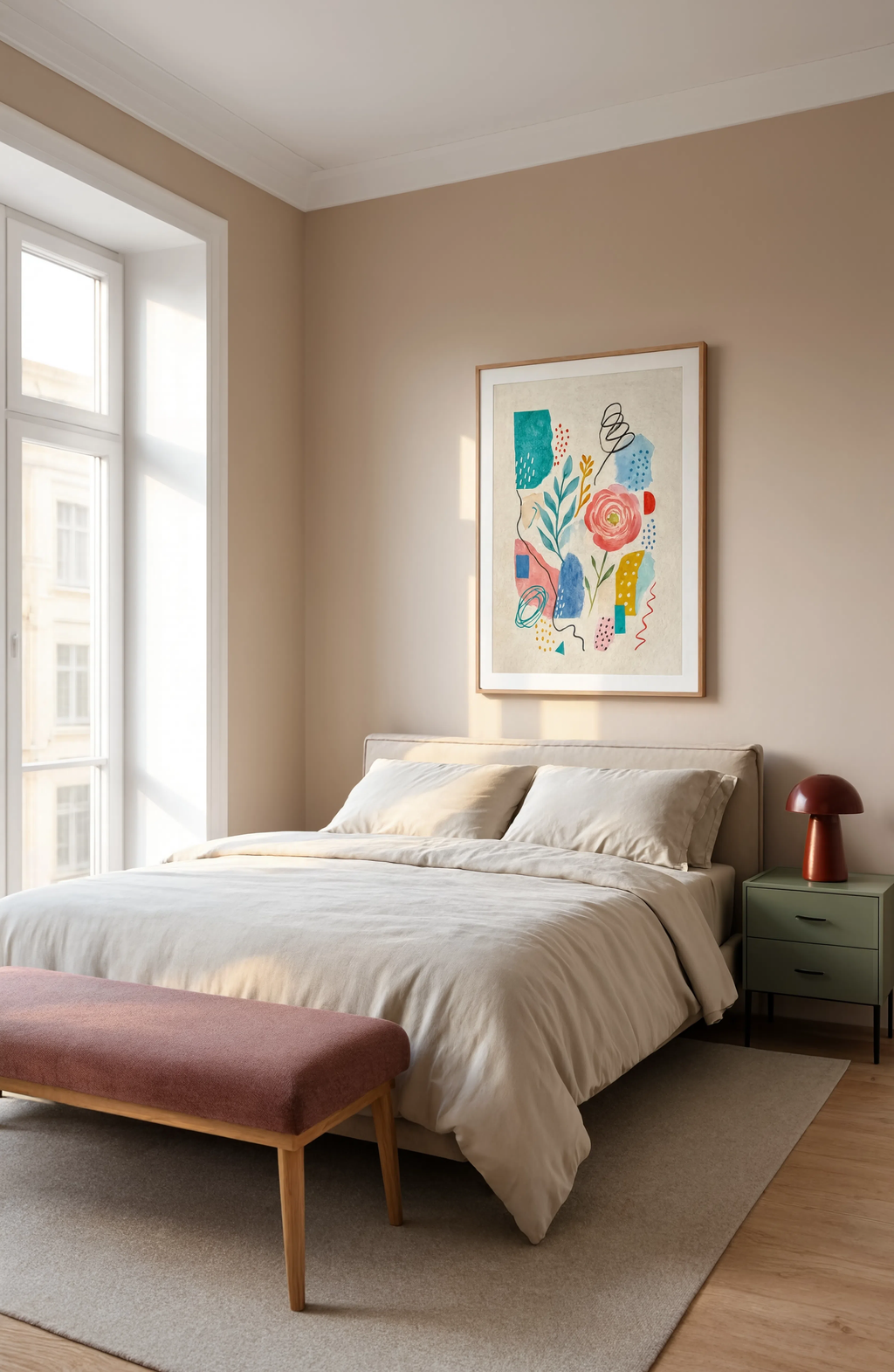 Mixed-Media Collage Variation 2 | Contemporary Mixed-Media Wall Art Print