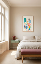 Mixed-Media Collage Variation 2 | Contemporary Mixed-Media Wall Art Print