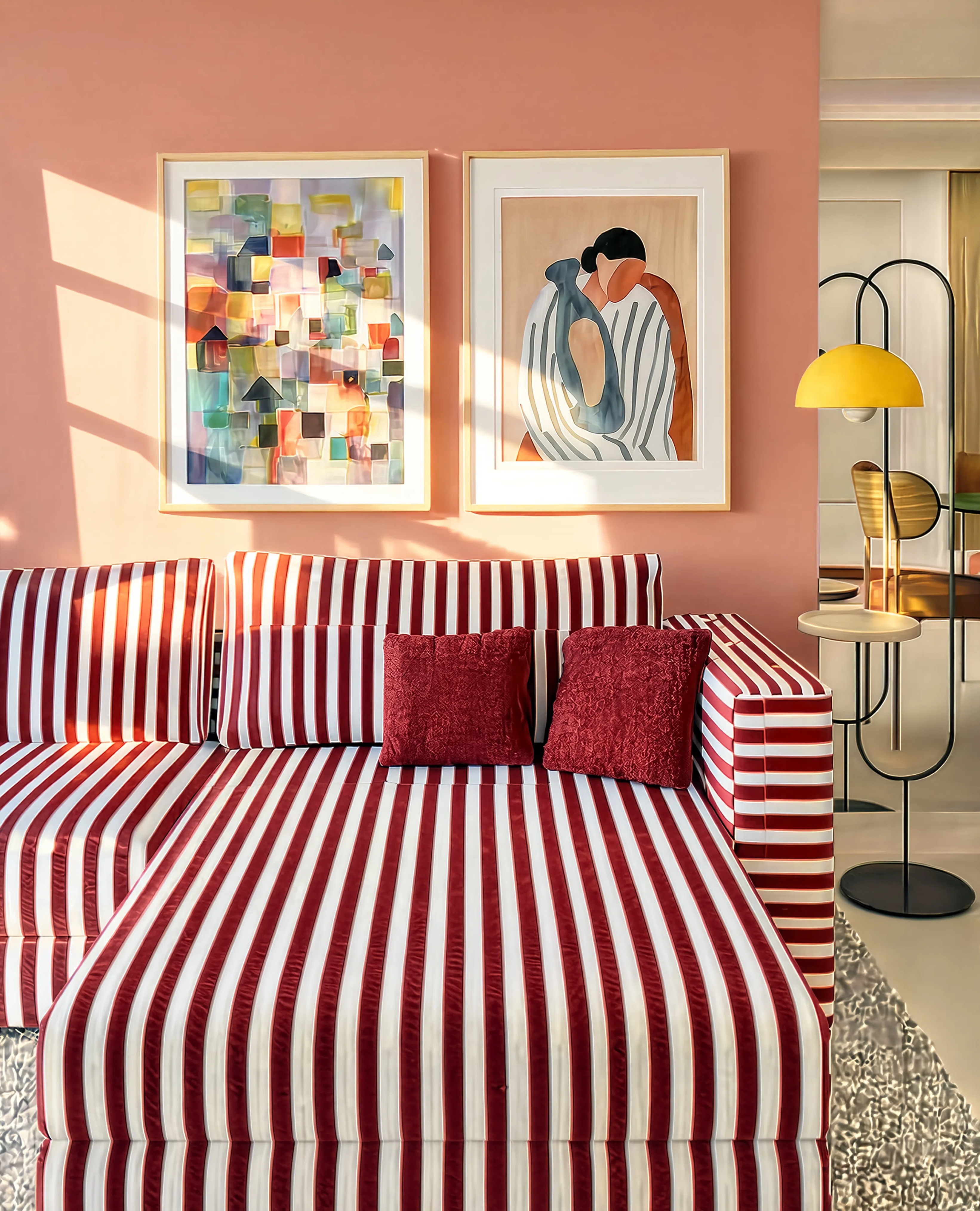 Set of 2 Watercolor Figure & Southern Gardens | Contemporary Figurative & Modernist Art Prints