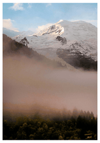 Set of 2 "I Say, You Slay" & Brown Mountain Prints | Contemporary Fashion & Landscape Wall Art Set