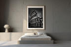 Timeless Rome – Colosseum Art Print | Minimalist Wall Décor