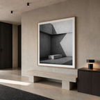 Brutalist Shadows | Moody Architectural Wall Art Print