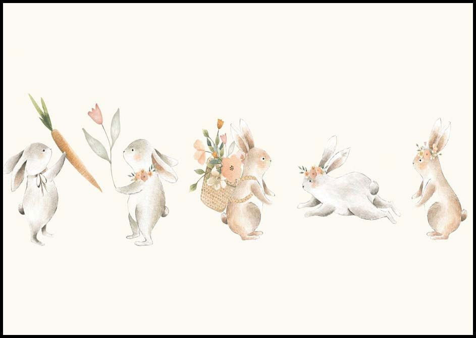 Bunnies Poster