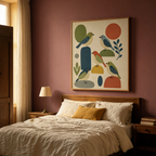 Mid-Century Birds | Retro Scandinavian Illustration Art Print